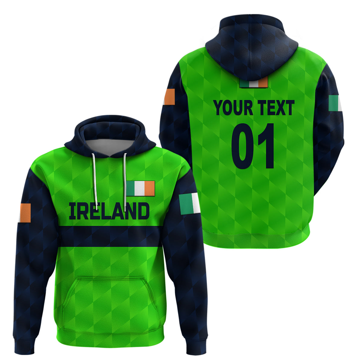 (Custom Personalised) Ireland Cricket Hoodie Special Style LT8 - Vibe Hoodie Shop