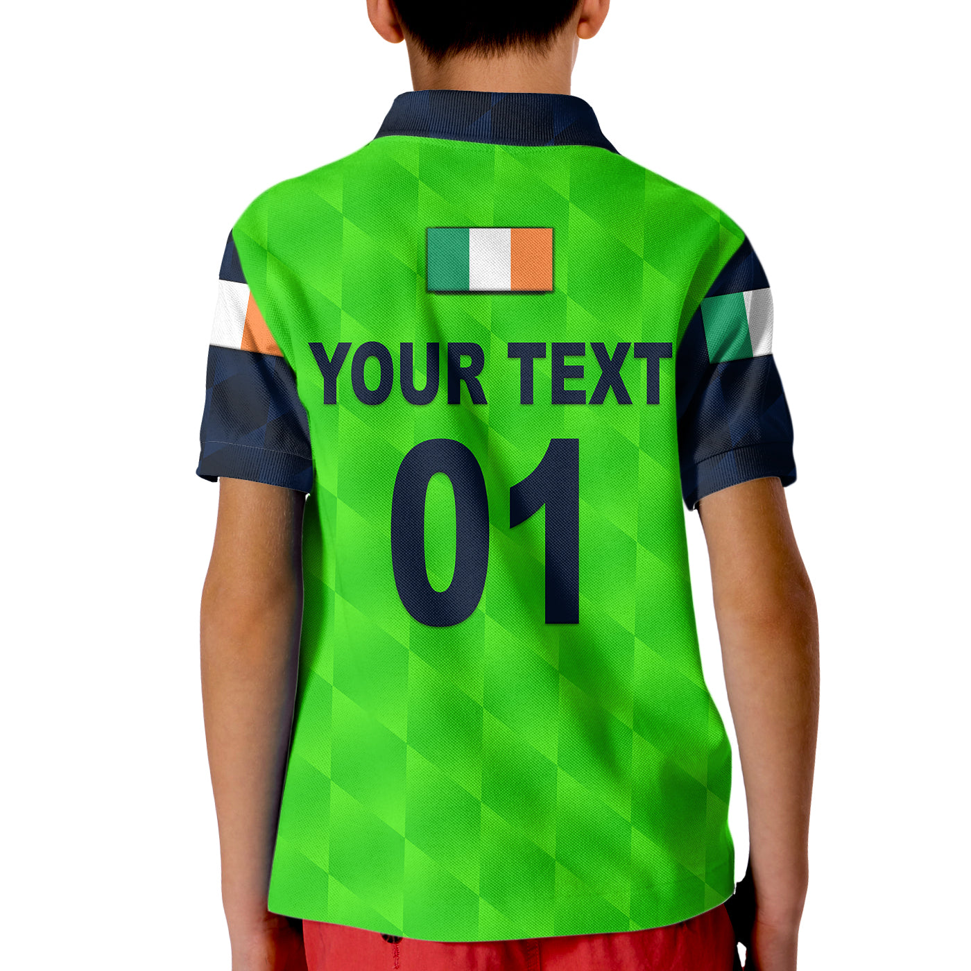 (Custom Personalised) Ireland Cricket Kid Polo Shirt Special Style - Vibe Hoodie Shop