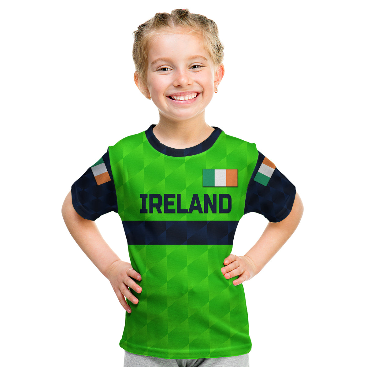 (Custom Personalised) Ireland Cricket Kid T Shirt Special Style - Vibe Hoodie Shop