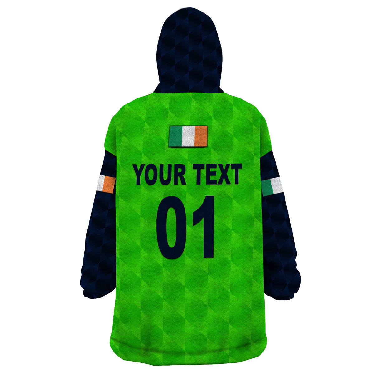 (Custom Personalised) Ireland Cricket Wearable Blanket Hoodie Special Style - Vibe Hoodie Shop