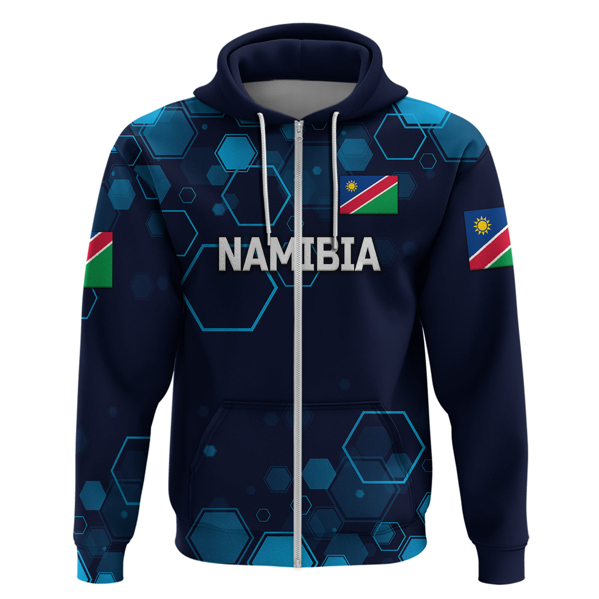 (Custom Personalised) Namibia Cricket Hoodie Special Style LT8 - Vibe Hoodie Shop