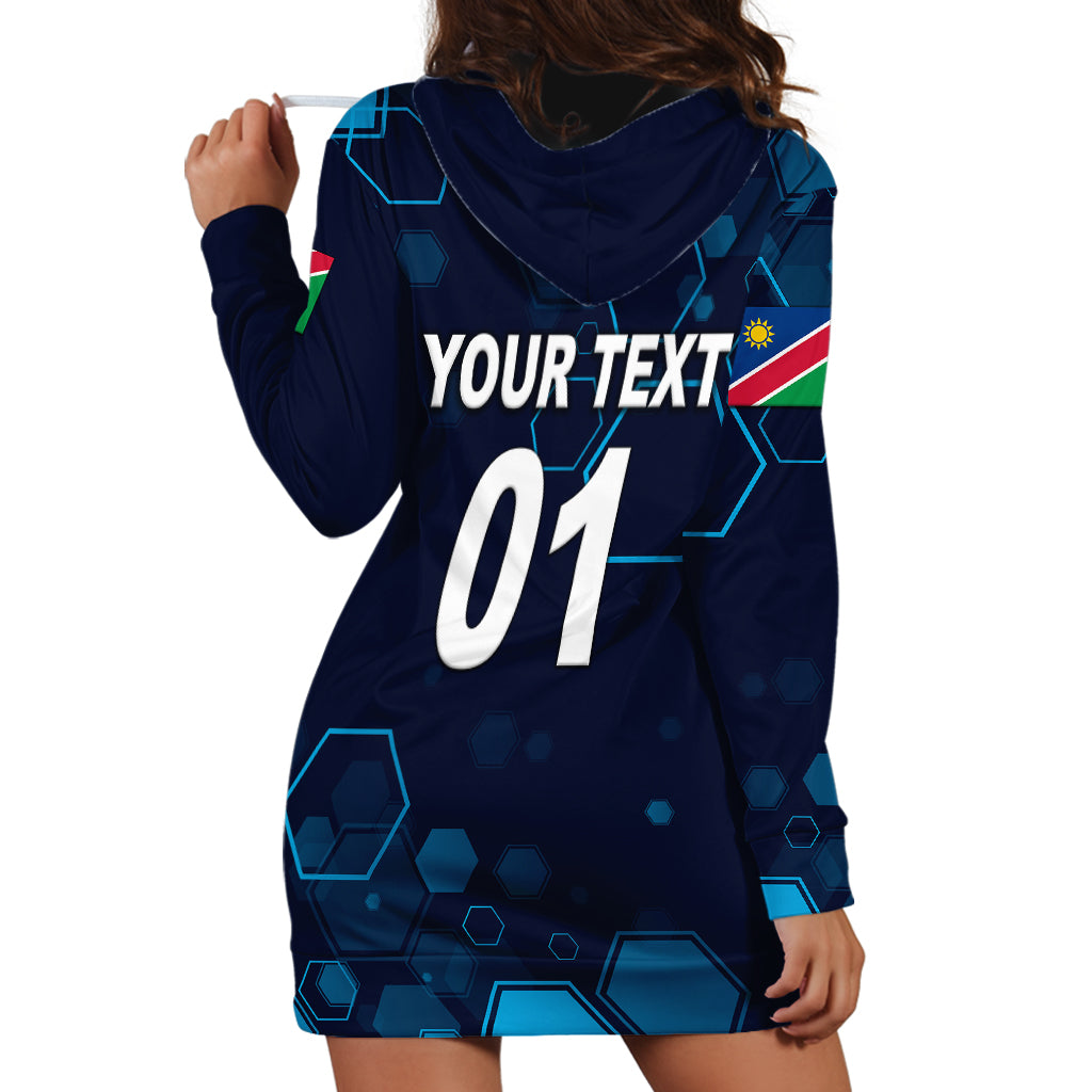 (Custom Personalised) Namibia Cricket Hoodie Dress Special Style - Vibe Hoodie Shop