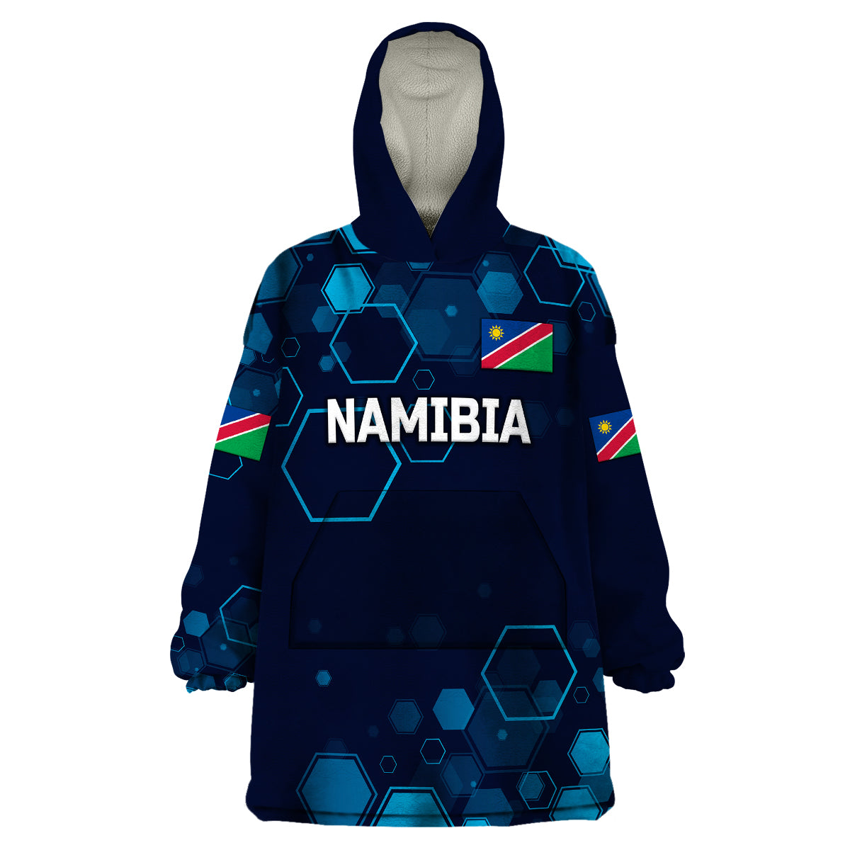 (Custom Personalised) Namibia Cricket Wearable Blanket Hoodie Special Style - Vibe Hoodie Shop