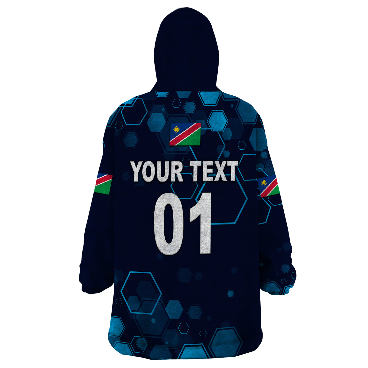 (Custom Personalised) Namibia Cricket Wearable Blanket Hoodie Special Style - Vibe Hoodie Shop