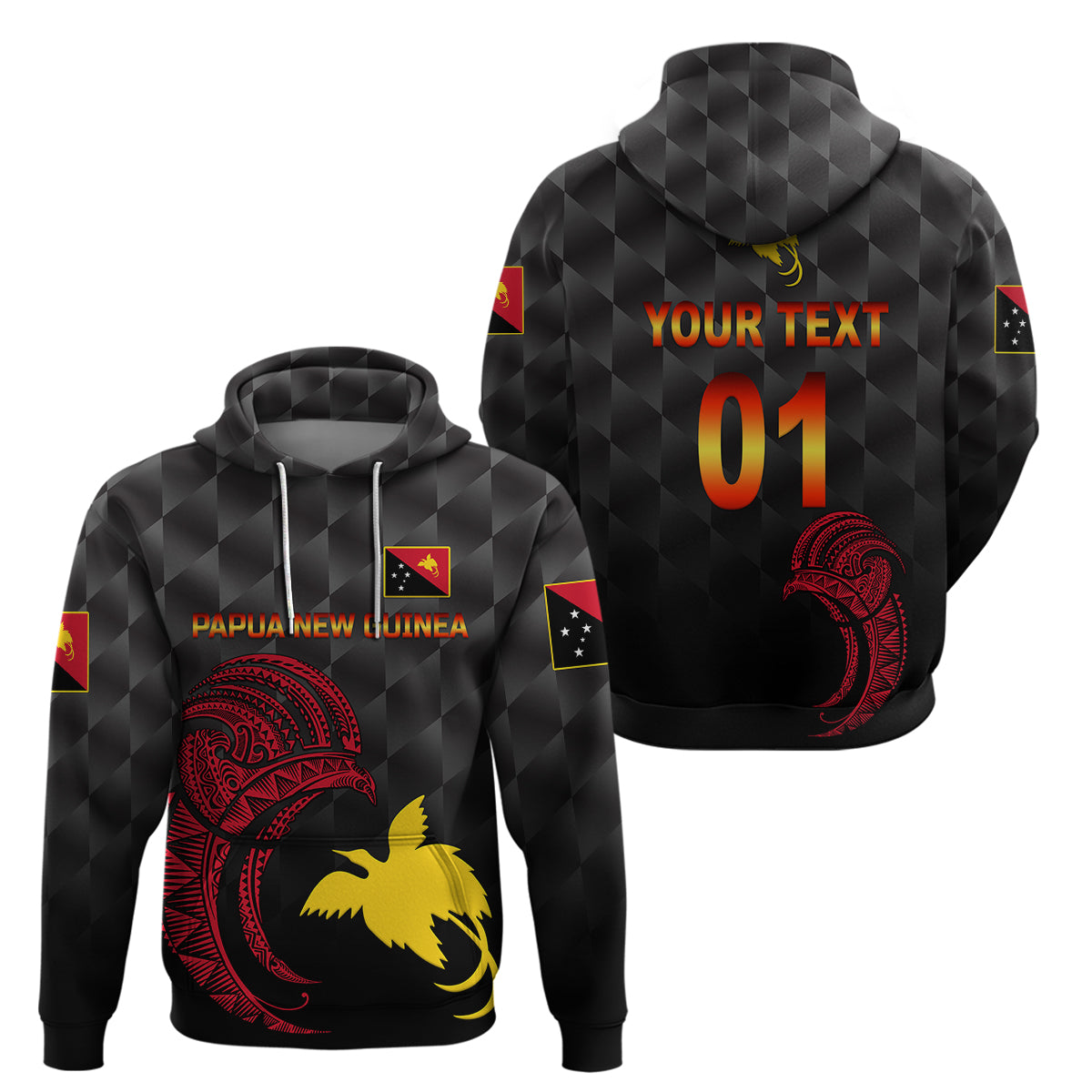 (Custom Personalised) Papua New Guinea Barramundis Cricket Hoodie Birds Of Paradise Paradisaea Raggiana Original - Black LT8 - Vibe Hoodie Shop