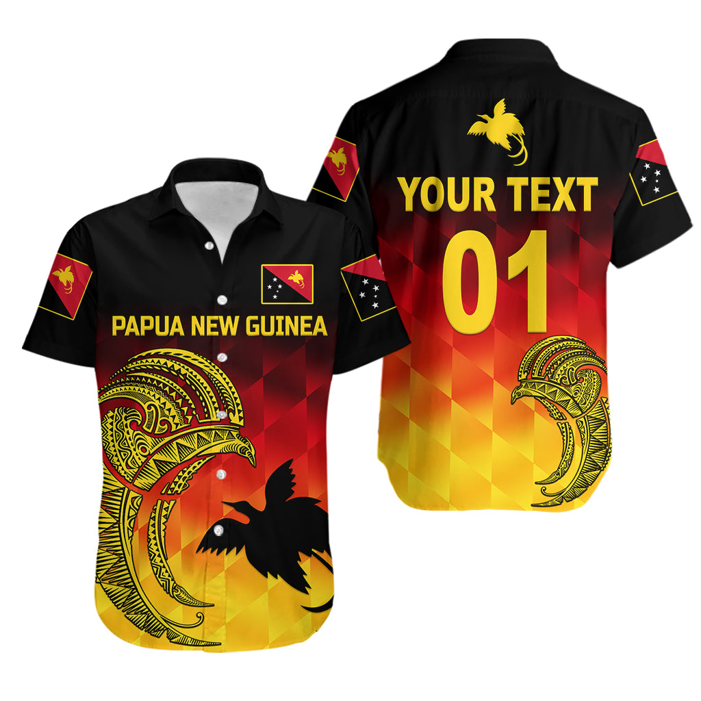 (Custom Personalised) Papua New Guinea Barramundis Cricket Hawaiian Shirt Birds Of Paradise Paradisaea Raggiana Original - Gradient Flag Vibes - Vibe Hoodie Shop