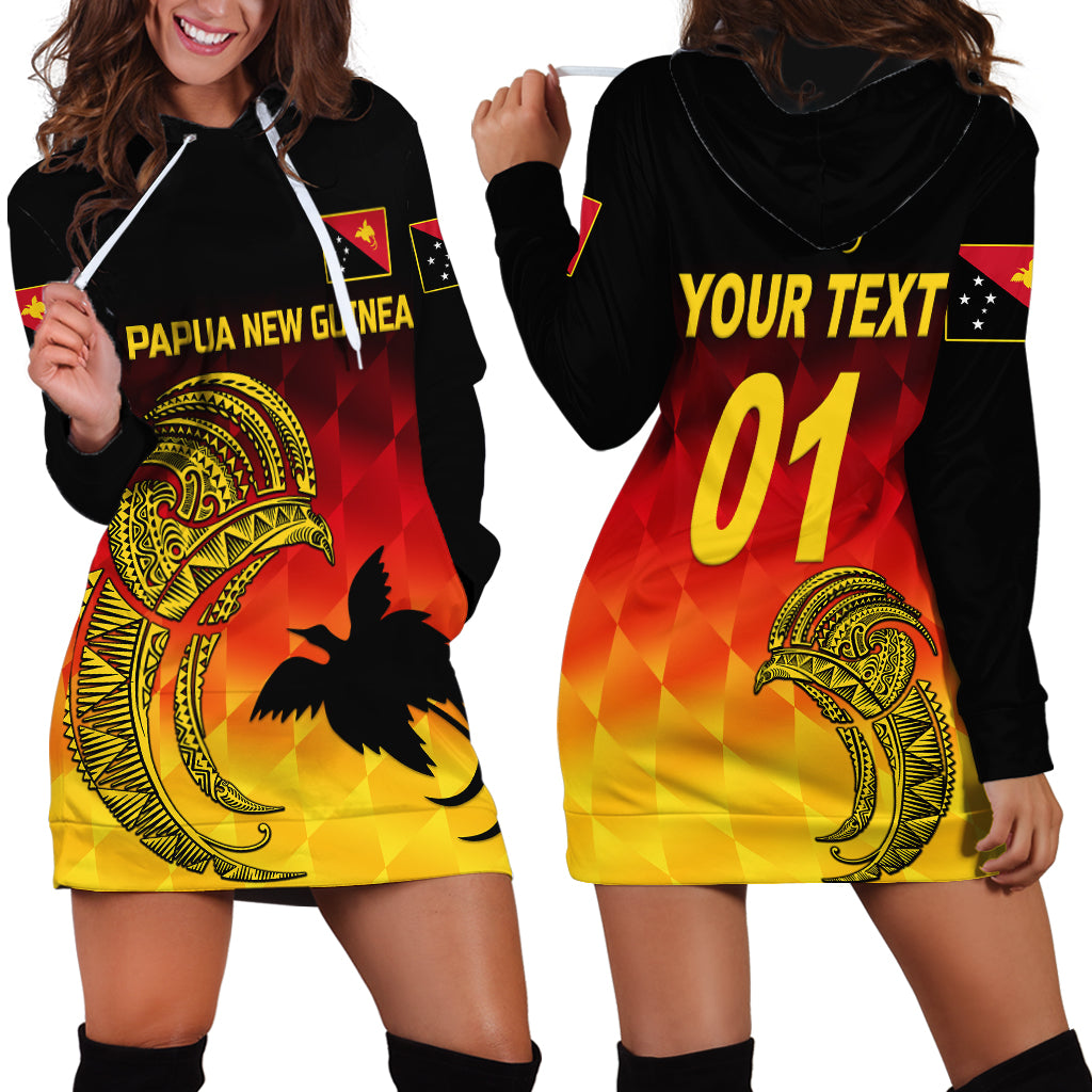 (Custom Personalised) Papua New Guinea Barramundis Cricket Hoodie Dress Birds Of Paradise Paradisaea Raggiana Original - Gradient Flag Vibes - Vibe Hoodie Shop