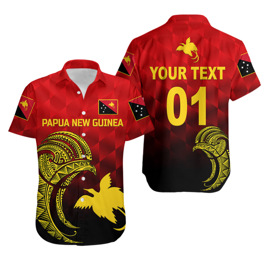 (Custom Personalised) Papua New Guinea Barramundis Cricket Hawaiian Shirt Birds Of Paradise Paradisaea Raggiana Original - Red - Vibe Hoodie Shop