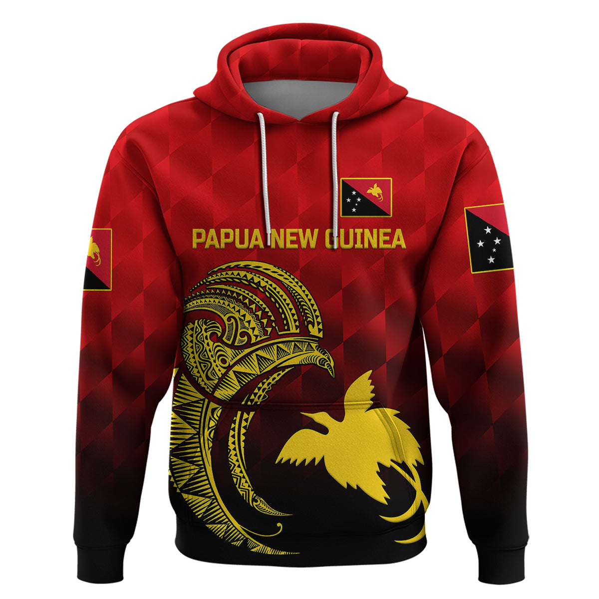 (Custom Personalised) Papua New Guinea Barramundis Cricket Hoodie Birds Of Paradise Paradisaea Raggiana Original - Red LT8 - Vibe Hoodie Shop