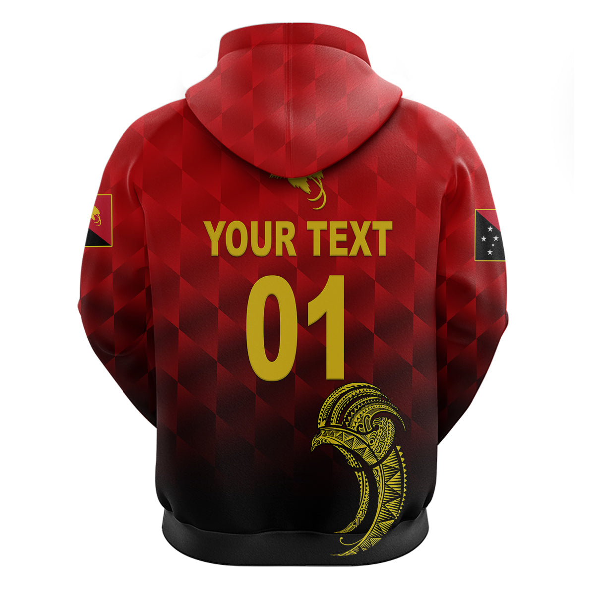 (Custom Personalised) Papua New Guinea Barramundis Cricket Hoodie Birds Of Paradise Paradisaea Raggiana Original - Red LT8 - Vibe Hoodie Shop