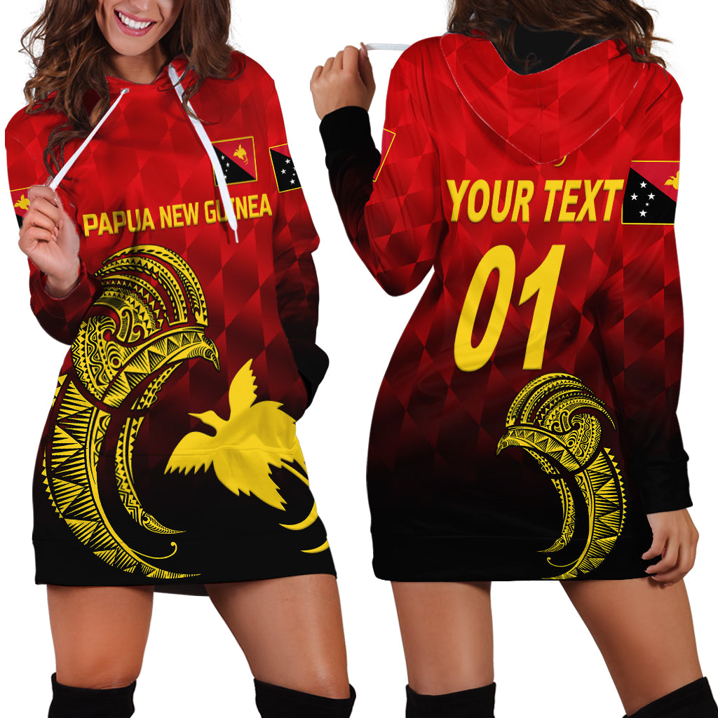 (Custom Personalised) Papua New Guinea Barramundis Cricket Hoodie Dress Birds Of Paradise Paradisaea Raggiana Original - Red - Vibe Hoodie Shop