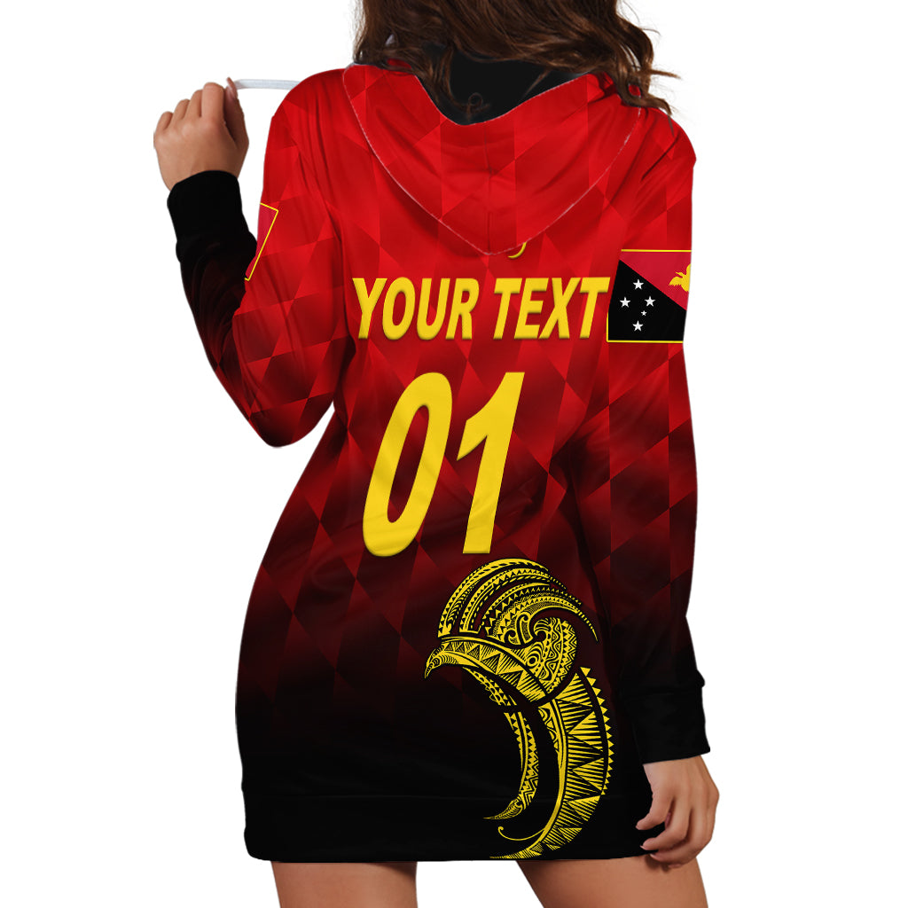 (Custom Personalised) Papua New Guinea Barramundis Cricket Hoodie Dress Birds Of Paradise Paradisaea Raggiana Original - Red - Vibe Hoodie Shop