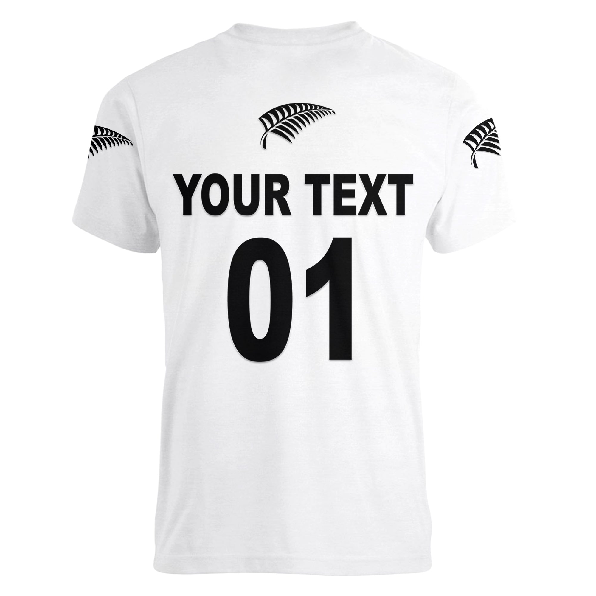 (Custom Personalised) New Zealand Cricket Women V Neck T Shirt Silver Fern Unique - White - Vibe Hoodie Shop