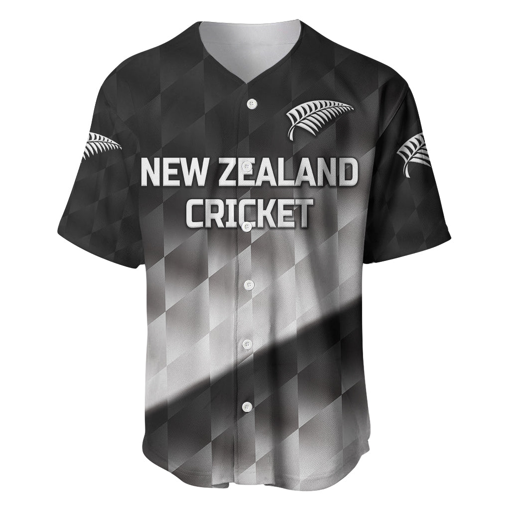 (Custom Personalised) New Zealand Cricket Baseball Jersey Silver Fern Unique - Gradient - Vibe Hoodie Shop