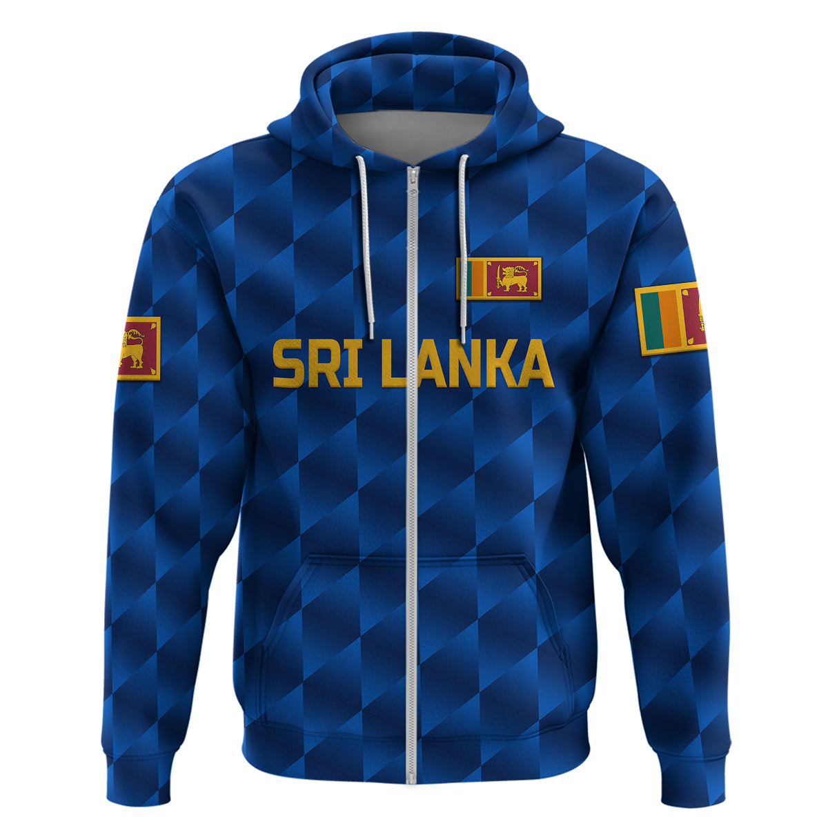 (Custom Personalised) Sri Lanka Cricket Hoodie The Lions Unique - Blue LT8 - Vibe Hoodie Shop