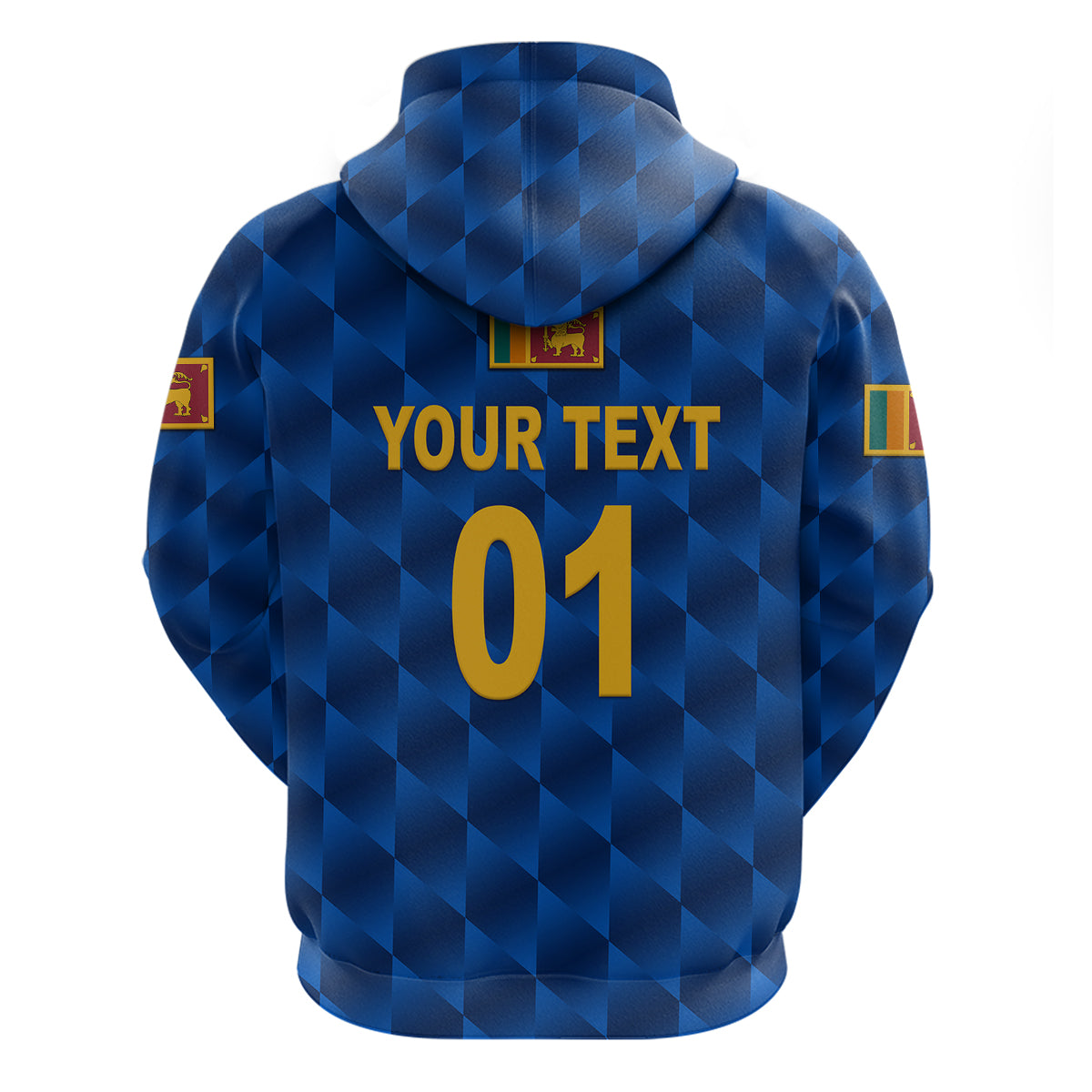 (Custom Personalised) Sri Lanka Cricket Hoodie The Lions Unique - Blue LT8 - Vibe Hoodie Shop
