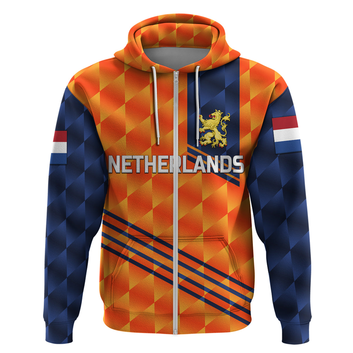 (Custom Personalised) Netherlands Cricket Dutch Lion Hoodie Special Orange LT8 - Vibe Hoodie Shop