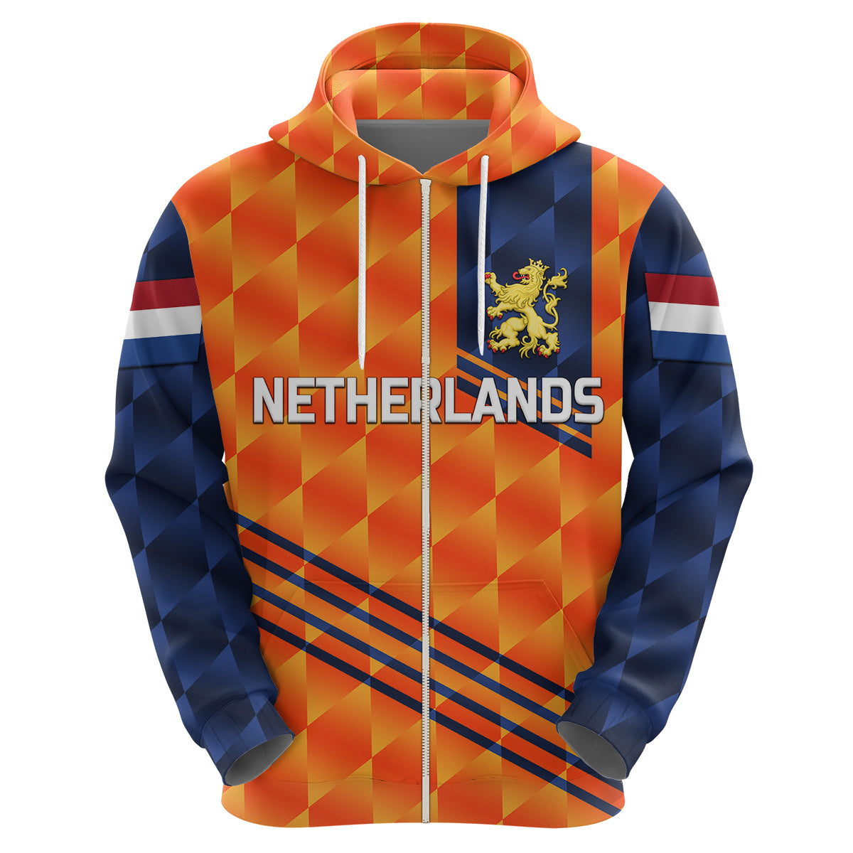 (Custom Personalised) Netherlands Cricket Dutch Lion Hoodie Special Orange LT8 - Vibe Hoodie Shop