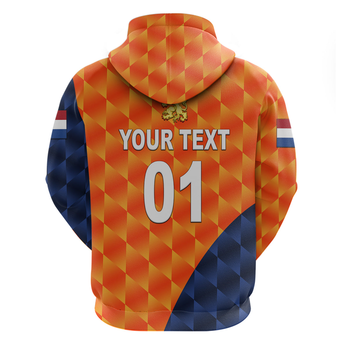 (Custom Personalised) Netherlands Cricket Dutch Lion Hoodie Pride Version Orange LT8 - Vibe Hoodie Shop