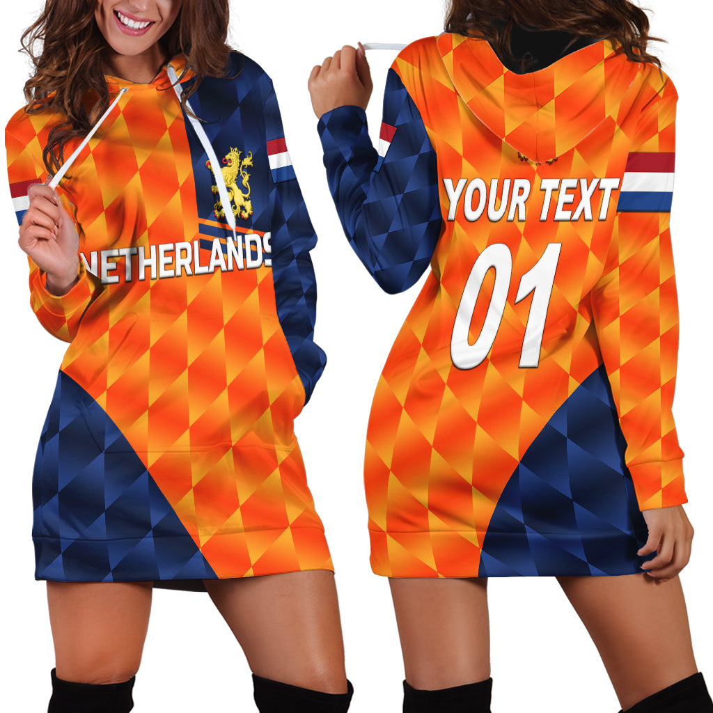 (Custom Personalised) Netherlands Cricket Dutch Lion Hoodie Dress Pride Version Orange - Vibe Hoodie Shop