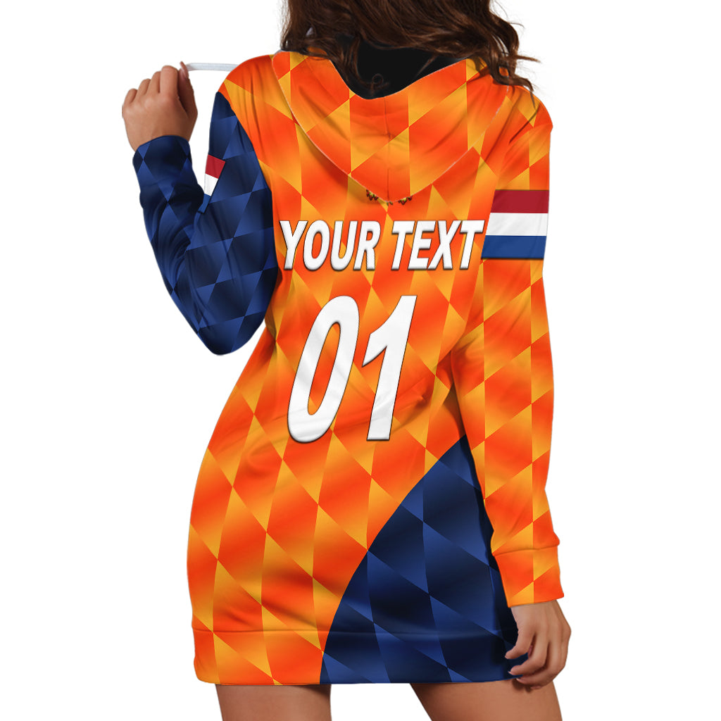 (Custom Personalised) Netherlands Cricket Dutch Lion Hoodie Dress Pride Version Orange - Vibe Hoodie Shop