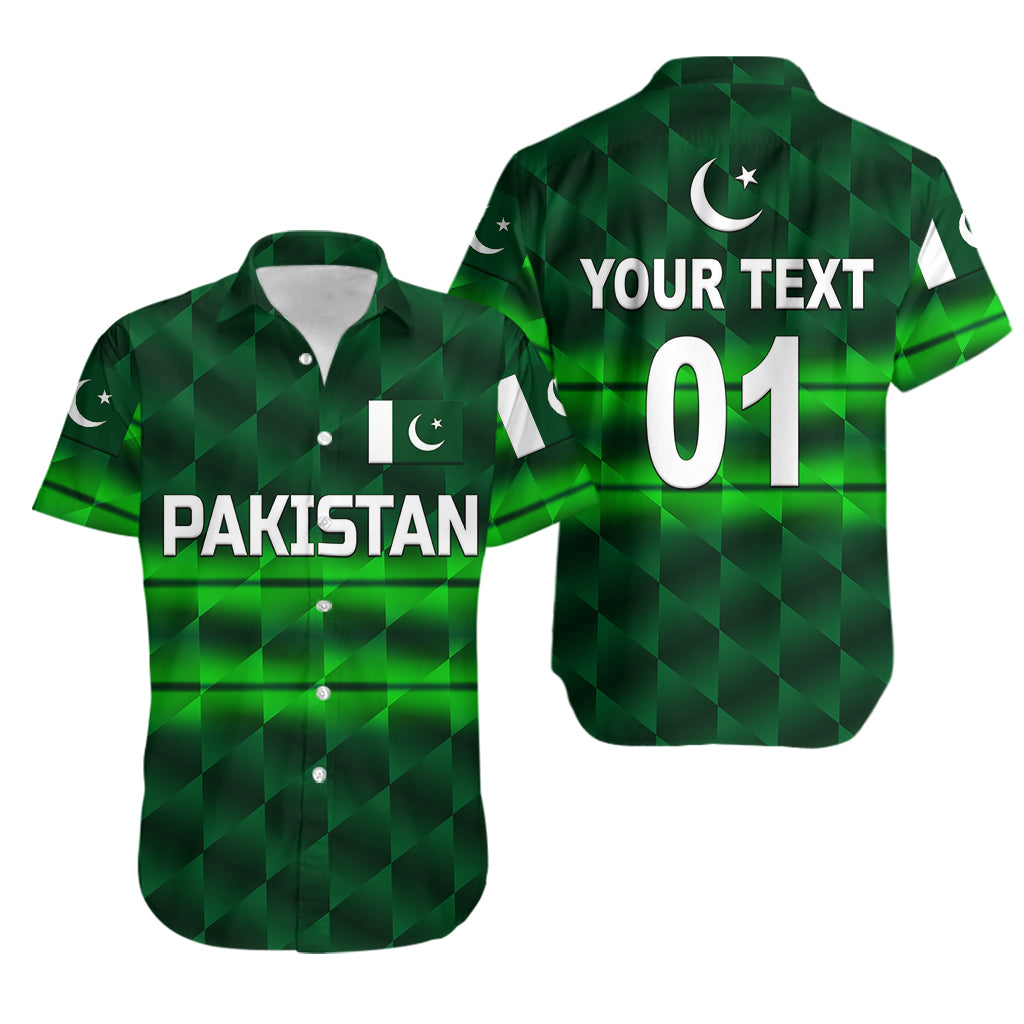 (Custom Personalised) Pakistan Cricket Hawaiian Shirt Pak Shaheens Unique - Dark Green - Vibe Hoodie Shop