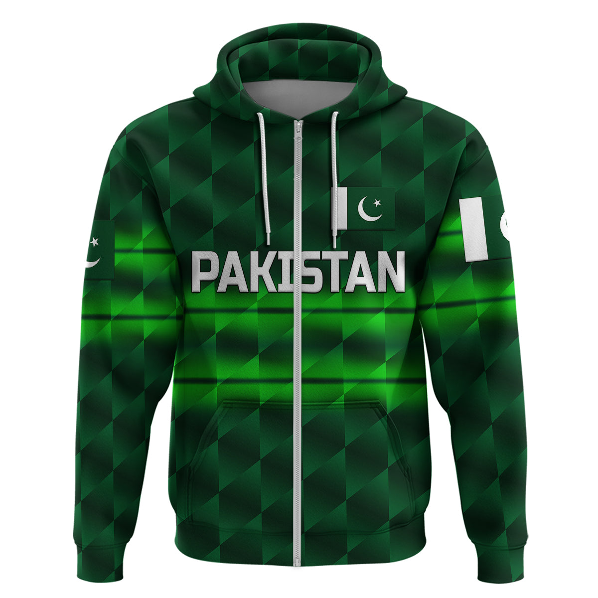 (Custom Personalised) Pakistan Cricket Hoodie Pak Shaheens Unique - Dark Green LT8 - Vibe Hoodie Shop