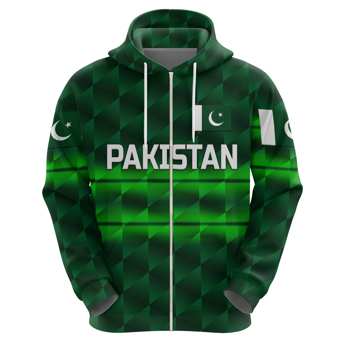 (Custom Personalised) Pakistan Cricket Hoodie Pak Shaheens Unique - Dark Green LT8 - Vibe Hoodie Shop