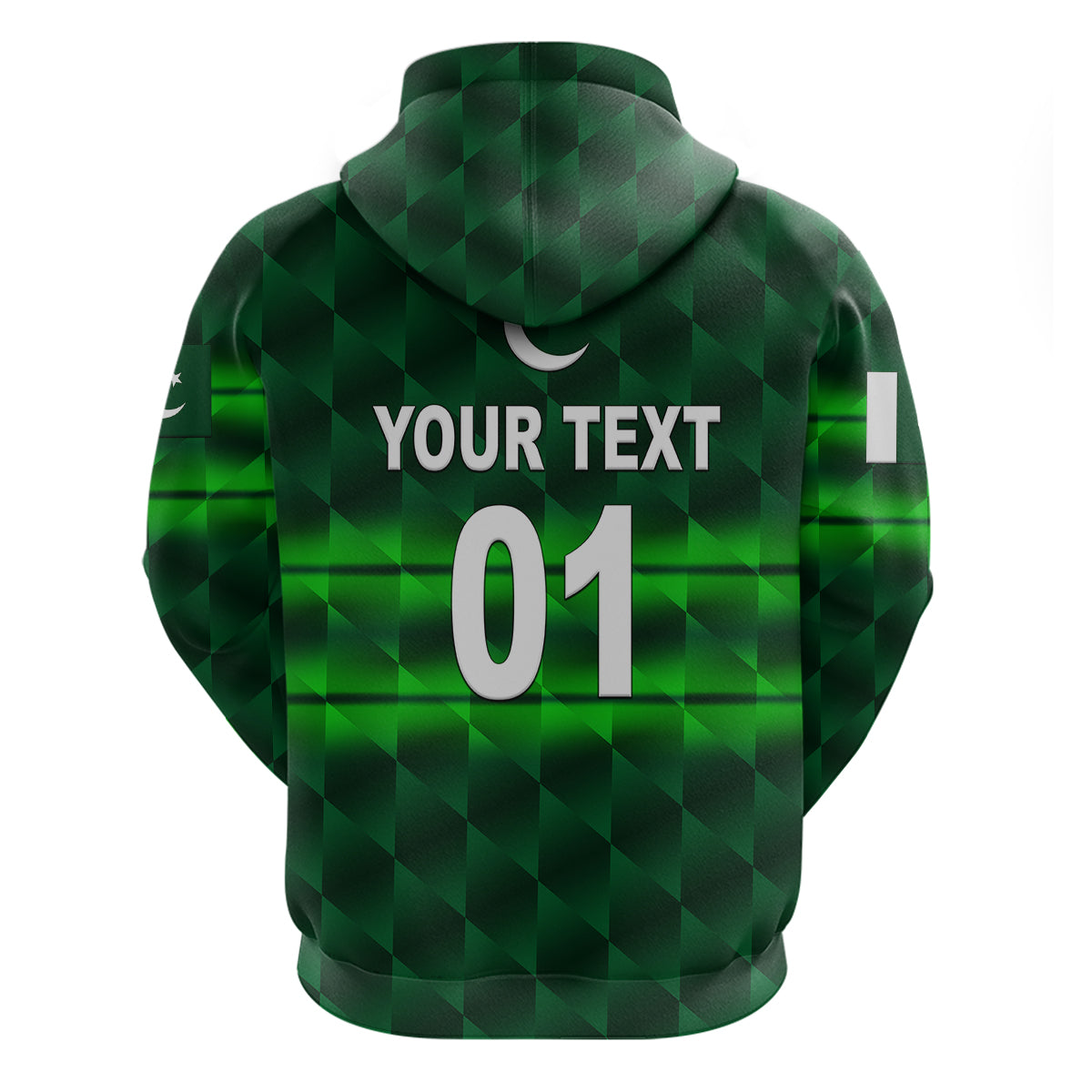 (Custom Personalised) Pakistan Cricket Hoodie Pak Shaheens Unique - Dark Green LT8 - Vibe Hoodie Shop