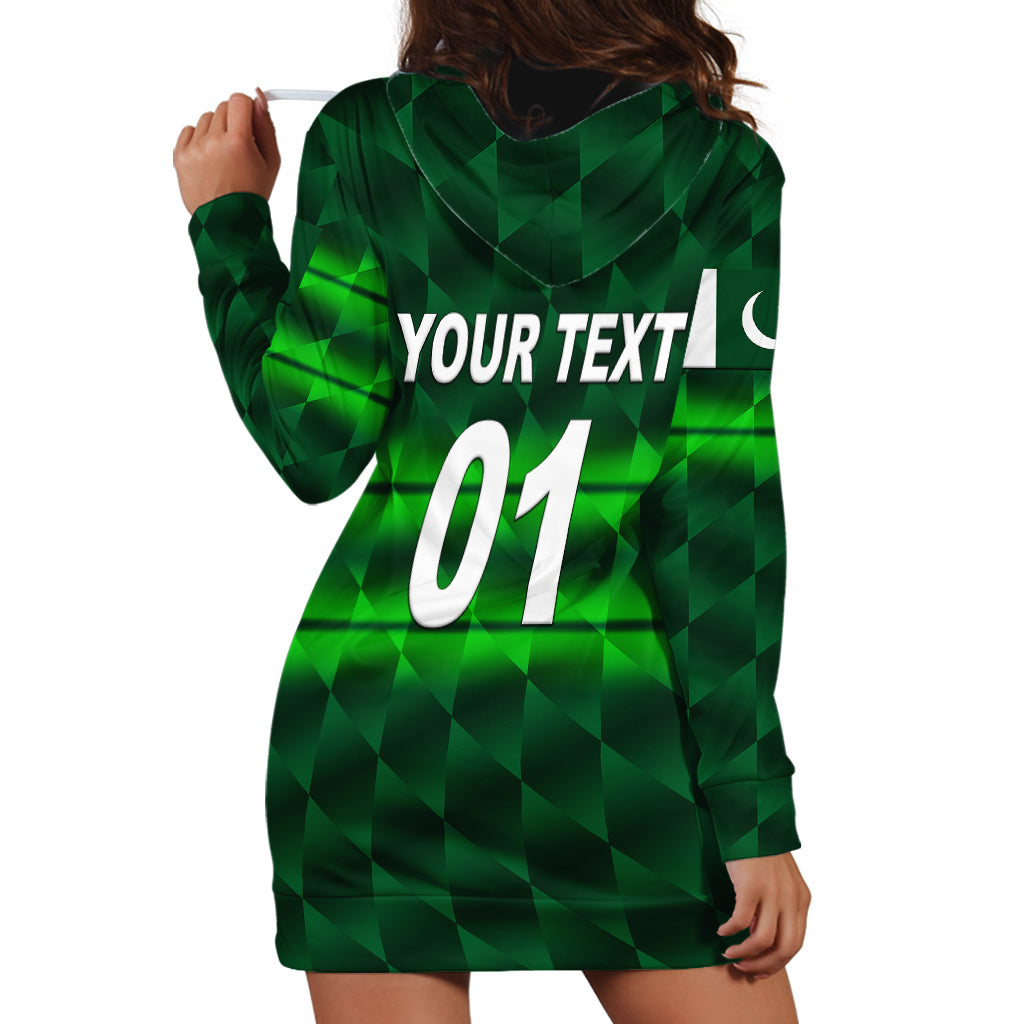 (Custom Personalised) Pakistan Cricket Hoodie Dress Pak Shaheens Unique - Dark Green - Vibe Hoodie Shop