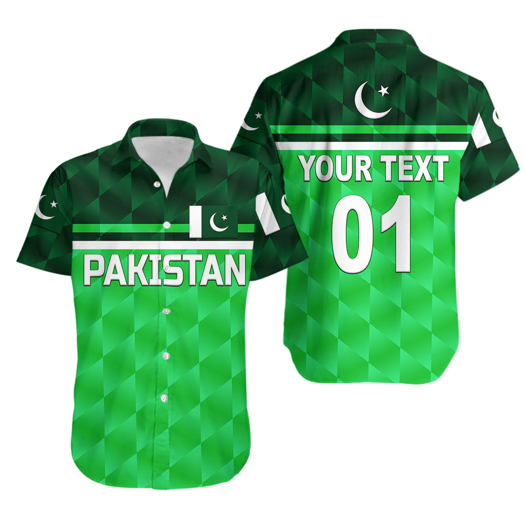 (Custom Personalised) Pakistan Cricket Hawaiian Shirt Pak Shaheens Unique - Green - Vibe Hoodie Shop