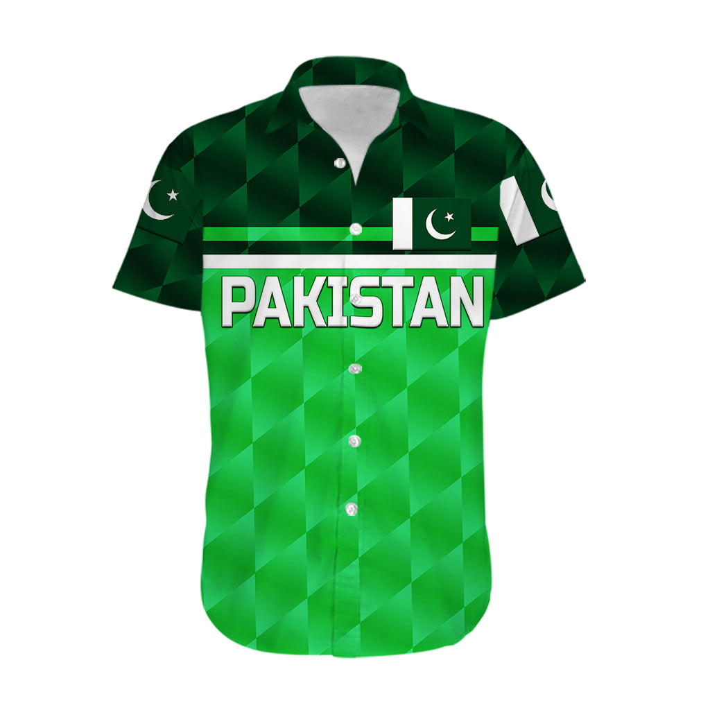 (Custom Personalised) Pakistan Cricket Hawaiian Shirt Pak Shaheens Unique - Green - Vibe Hoodie Shop