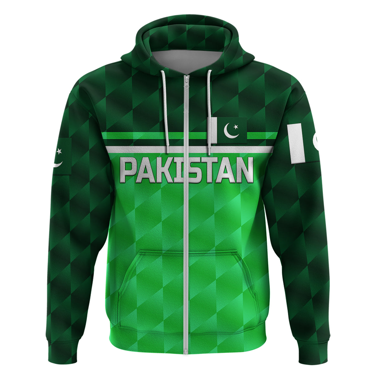 (Custom Personalised) Pakistan Cricket Hoodie Pak Shaheens Unique - Green LT8 - Vibe Hoodie Shop
