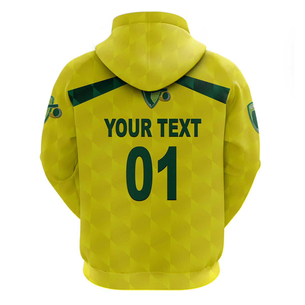 (Custom Personalised) Australia Cricket Hoodie Aussie Unique - Yellow LT8 - Vibe Hoodie Shop
