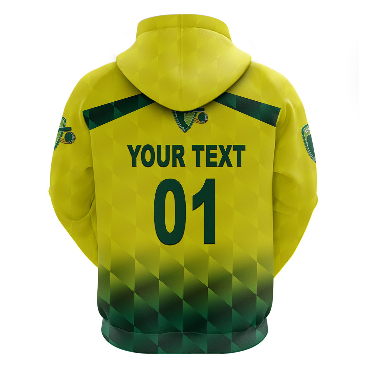 (Custom Personalised) Australia Cricket Hoodie Aussie Unique - Gradient Yellow Vibes LT8 - Vibe Hoodie Shop
