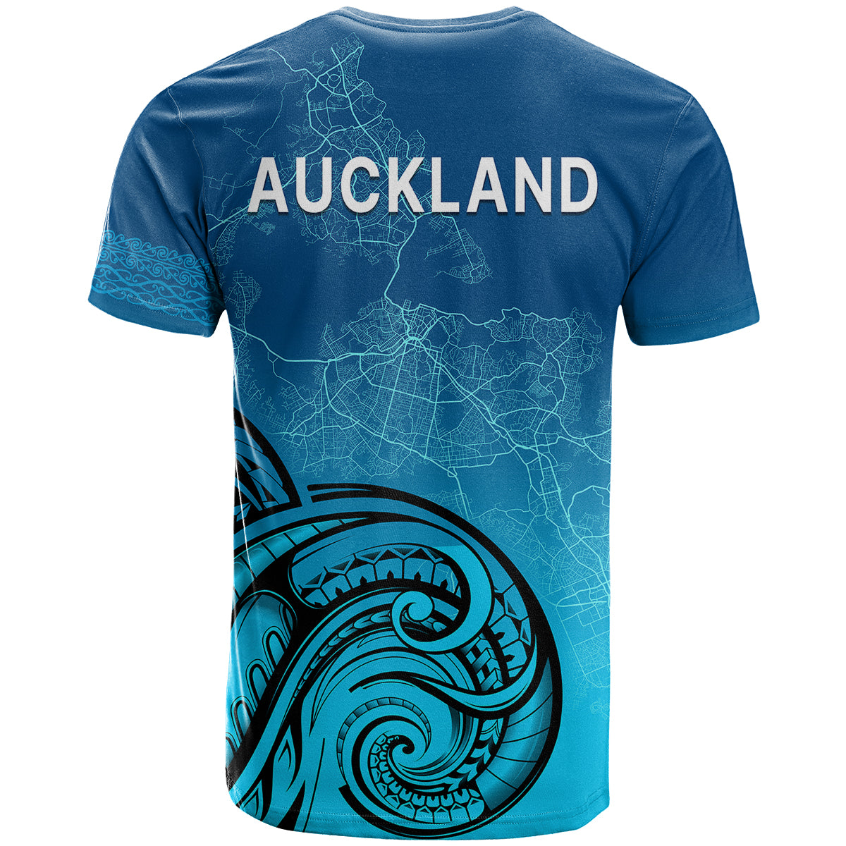 Auckland New Zealand City Map T Shirt LT9 - Vibe Hoodie Shop