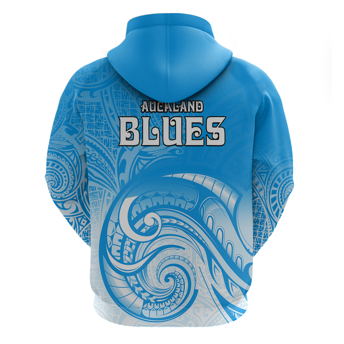 Super Blues Rugby Union Auckland Hoodie New Zealand Koru Maori LT9 - Vibe Hoodie Shop