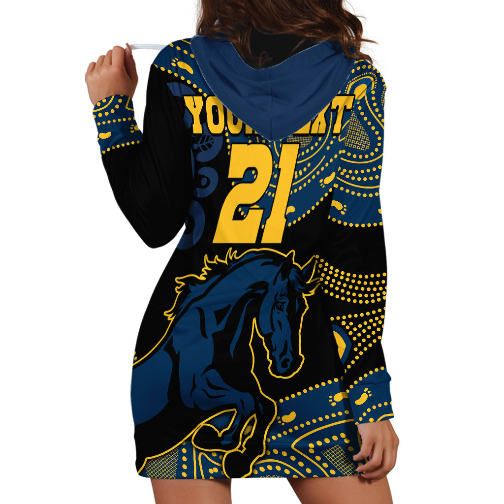 (Custom Text And Number) Brumbies Rugby Union Hoodie Dress Australia indigenous Aboriginal - Vibe Hoodie Shop