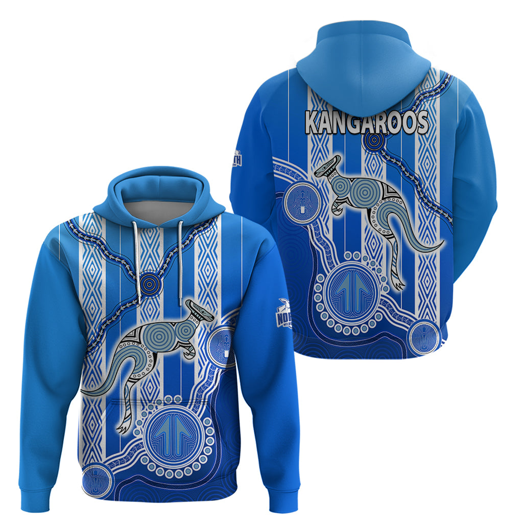 Kangaroos Indigenous Hoodie North Melbourne Football LT9 - Vibe Hoodie Shop