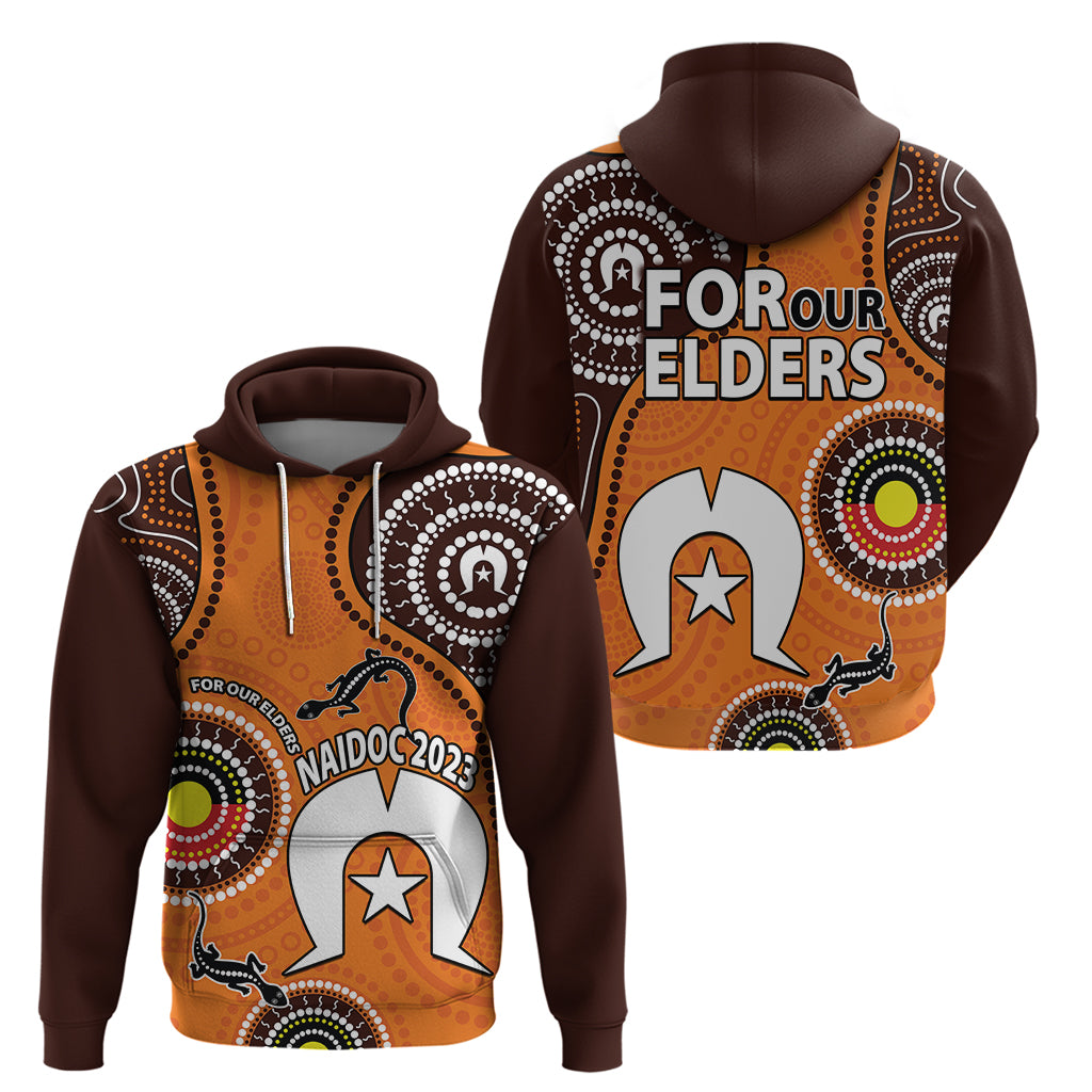2023 NAIDOC Week Hoodie Lizard Aboriginal LT9 - Vibe Hoodie Shop