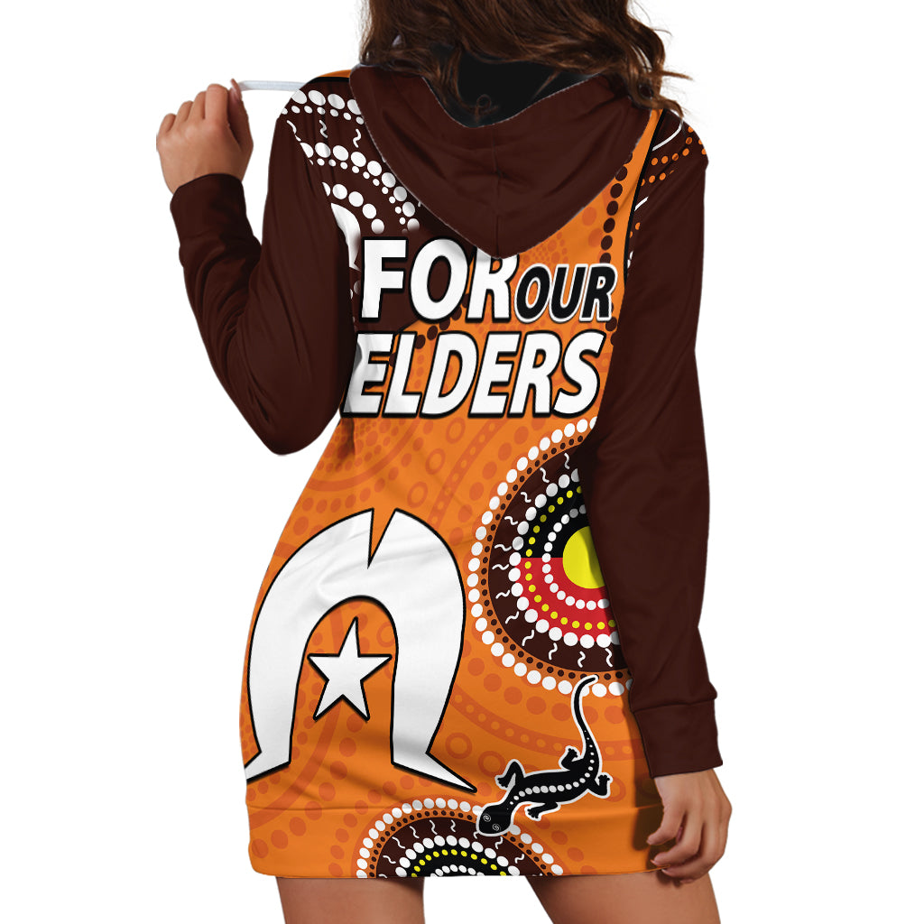 2023 NAIDOC Week Hoodie Dress Lizard Aboriginal - Vibe Hoodie Shop