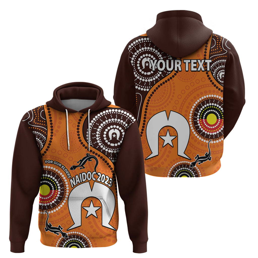 (Custom Personalised) 2023 NAIDOC Week Hoodie Lizard Aboriginal LT9 - Vibe Hoodie Shop