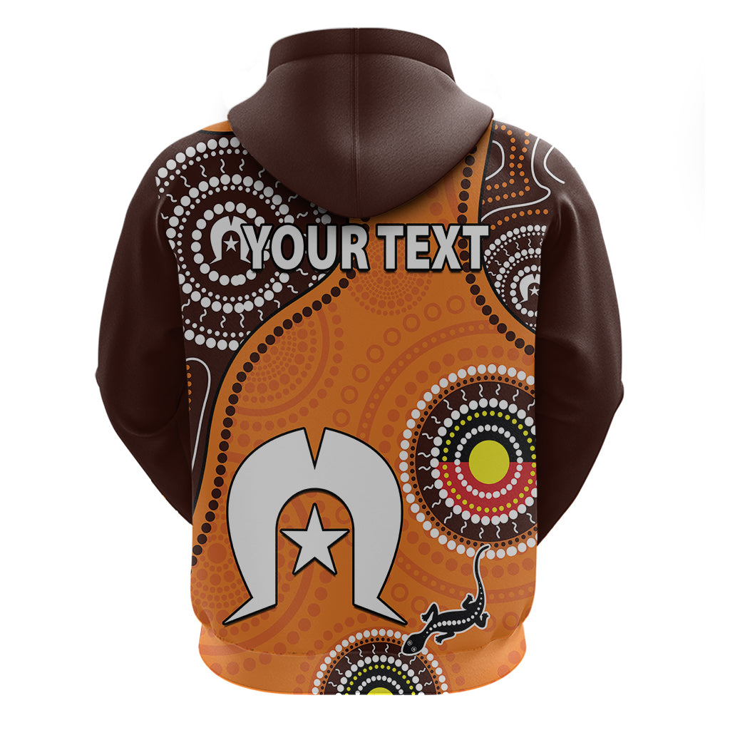 (Custom Personalised) 2023 NAIDOC Week Hoodie Lizard Aboriginal LT9 - Vibe Hoodie Shop