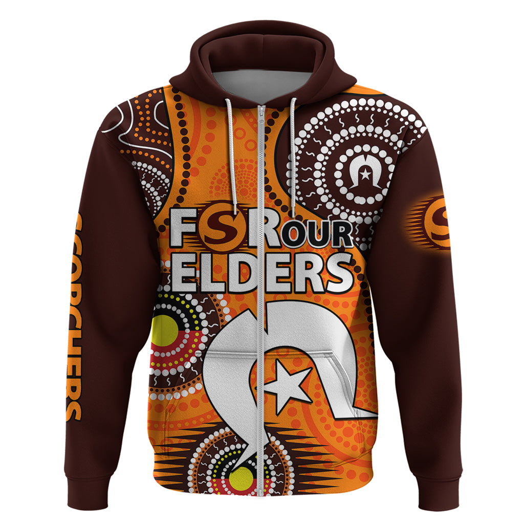 2023 Scorchers BBL Hoodie Aboriginal NAIDOC For Our Elders LT9 - Vibe Hoodie Shop