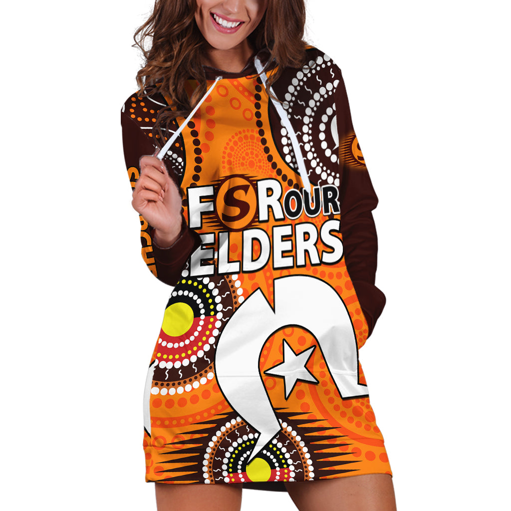 2023 Scorchers BBL Hoodie Dress Aboriginal NAIDOC For Our Elders - Vibe Hoodie Shop