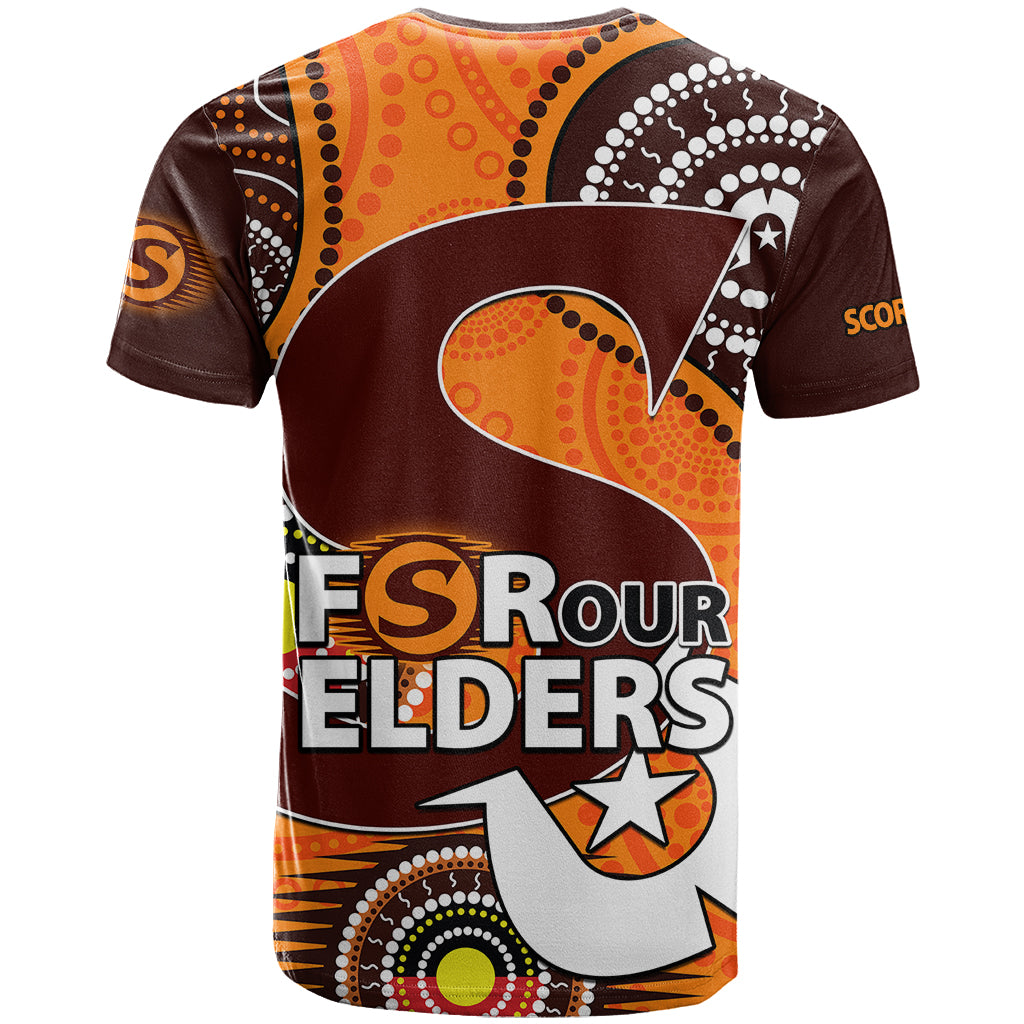 2023 Scorchers BBL T Shirt Aboriginal NAIDOC For Our Elders LT9 - Vibe Hoodie Shop