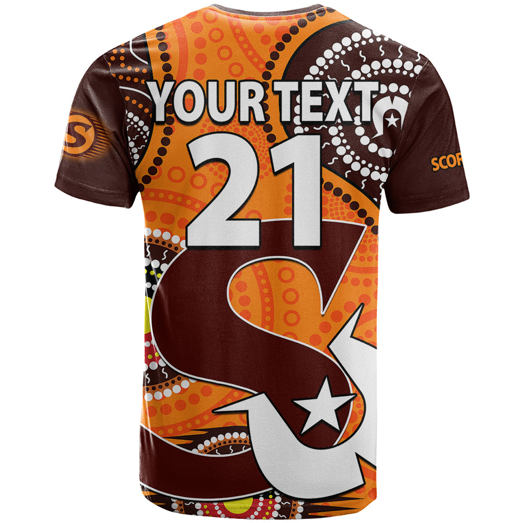 (Custom Text And Number) 2023 Scorchers BBL T Shirt Aboriginal NAIDOC For Our Elders LT9 - Vibe Hoodie Shop
