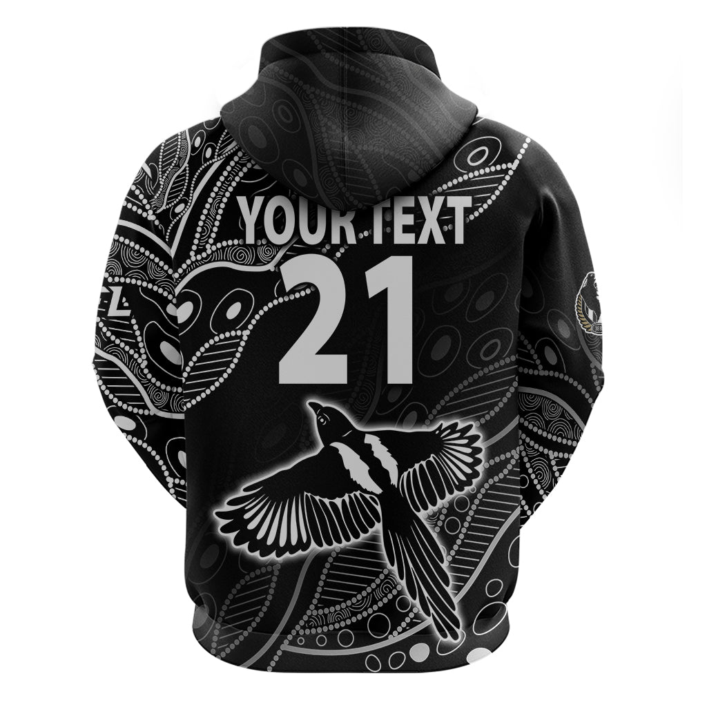 (Custom Text And Number) 2023 Collingwood Magpies Football Hoodie Pies Founded 1892 LT9 - Vibe Hoodie Shop