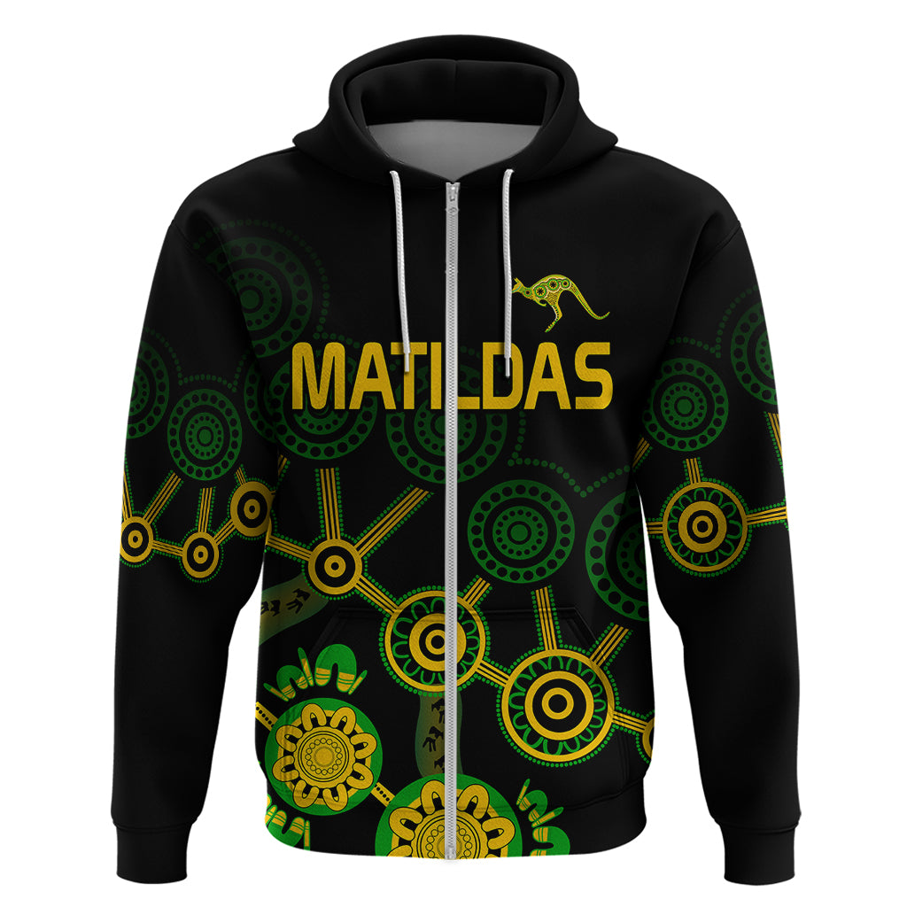 Australia Soccer Hoodie Matildas World Cup With Kangaroo LT9 - Vibe Hoodie Shop
