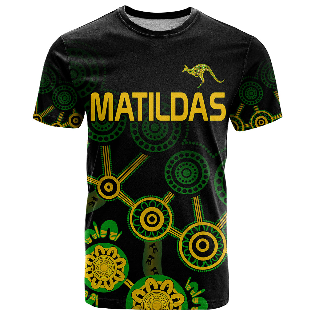 (Custom Text And Number) Australia Soccer T Shirt Matildas World Cup With Kangaroo LT9 - Vibe Hoodie Shop